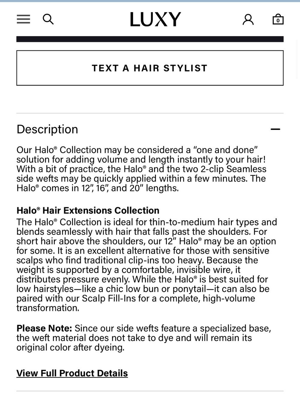 16" Chocolate Brown Balayage Halo® Hair Extensions (140g) from Luxy Hair - Picture 11 of 11